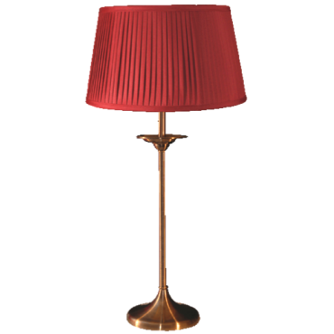 Elegance Table Lamp Medium - Antique With Shade